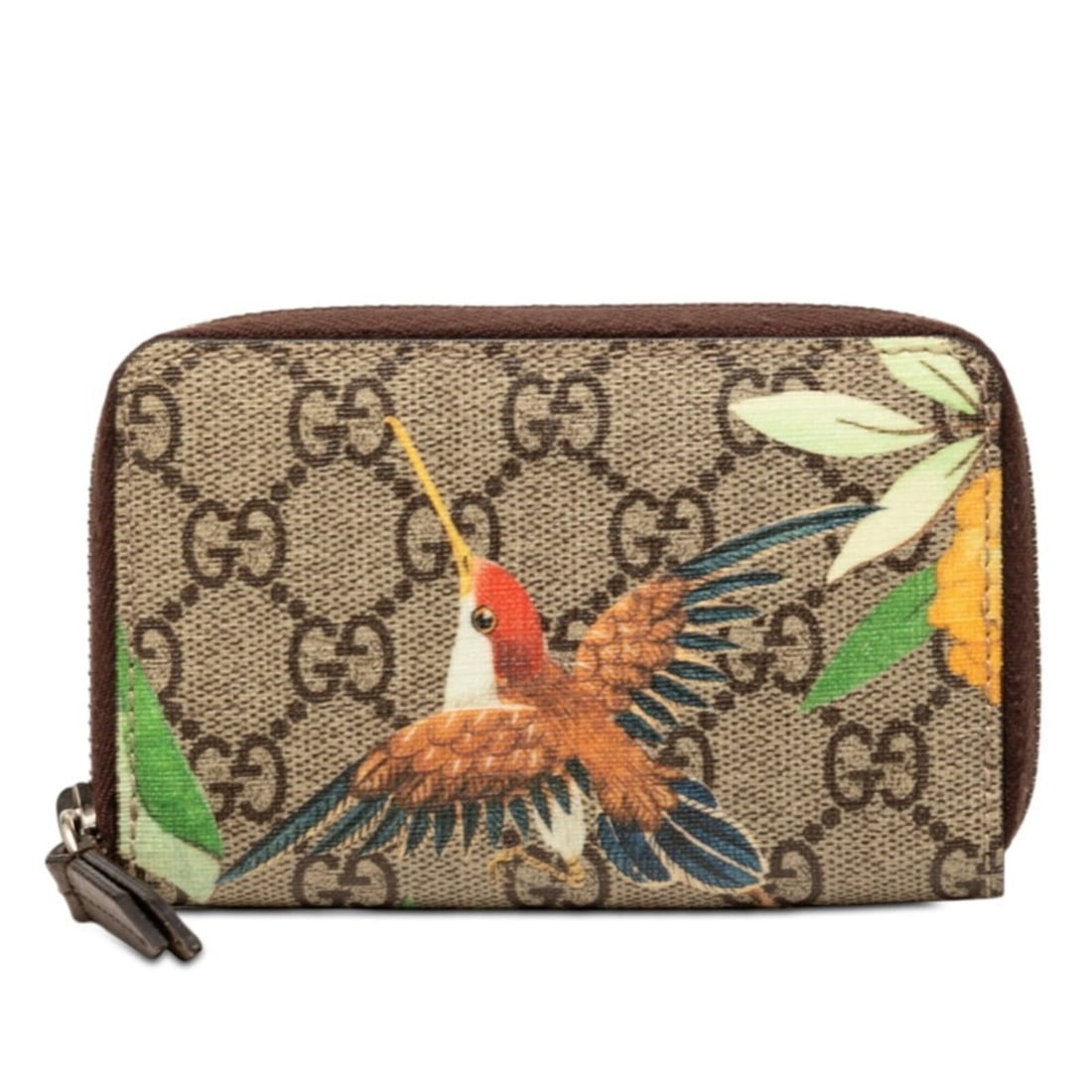 Gucci GG Supreme Tian Round Zip Wallet/Coin Purse 427013 Beige Brown Leather Women's GUCCI: --- Catalog ---Category: SizeSize (HxWxD): 13cm x 12cm x 2cm / 5.11'' x 4.72'' x 0.78''Category: DesignType: Coin purse/coin caseColor: Beige, BrownGender: WomenMaterial: GG Supreme , PVC , Leather