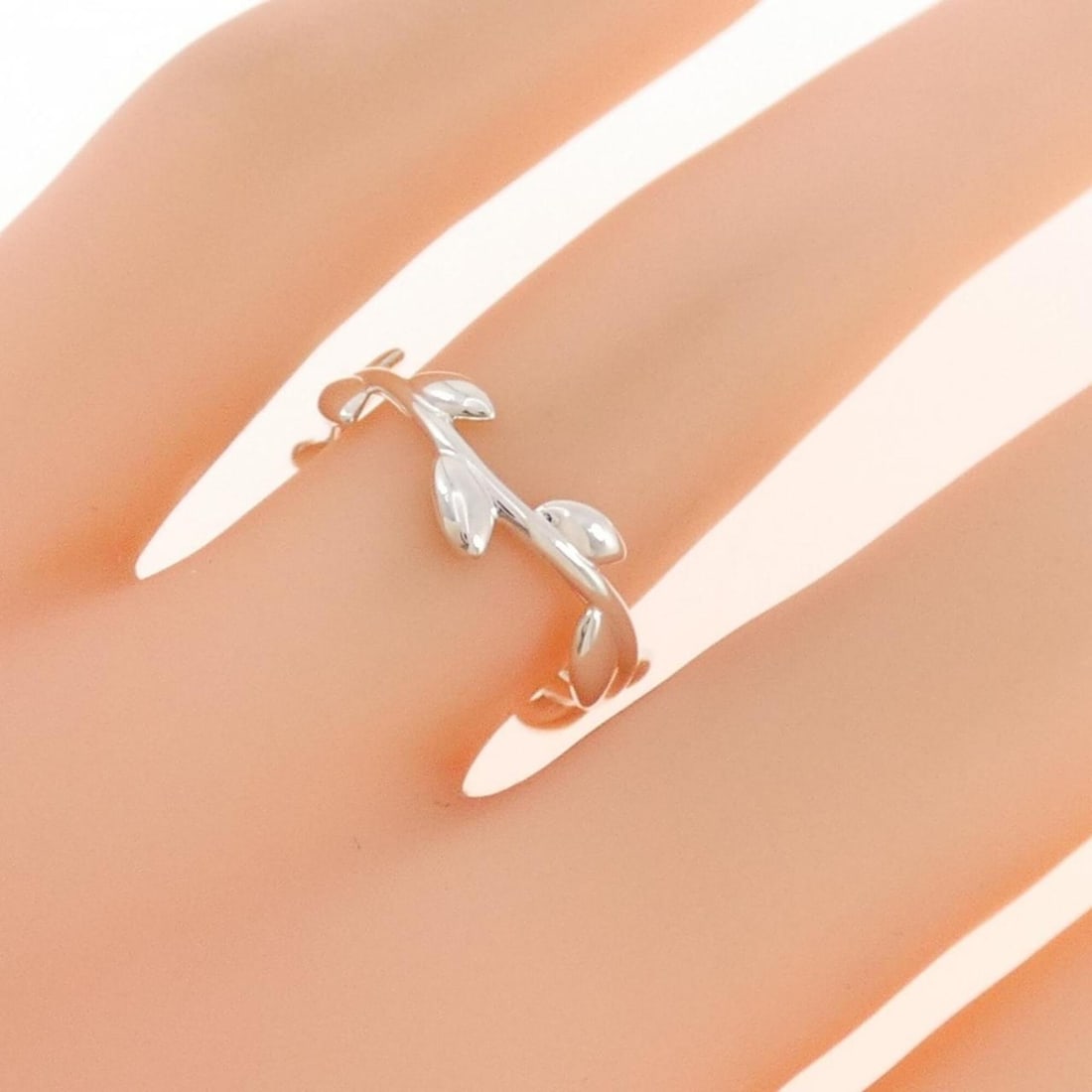Tiffany Olive Leaf Ring - 4