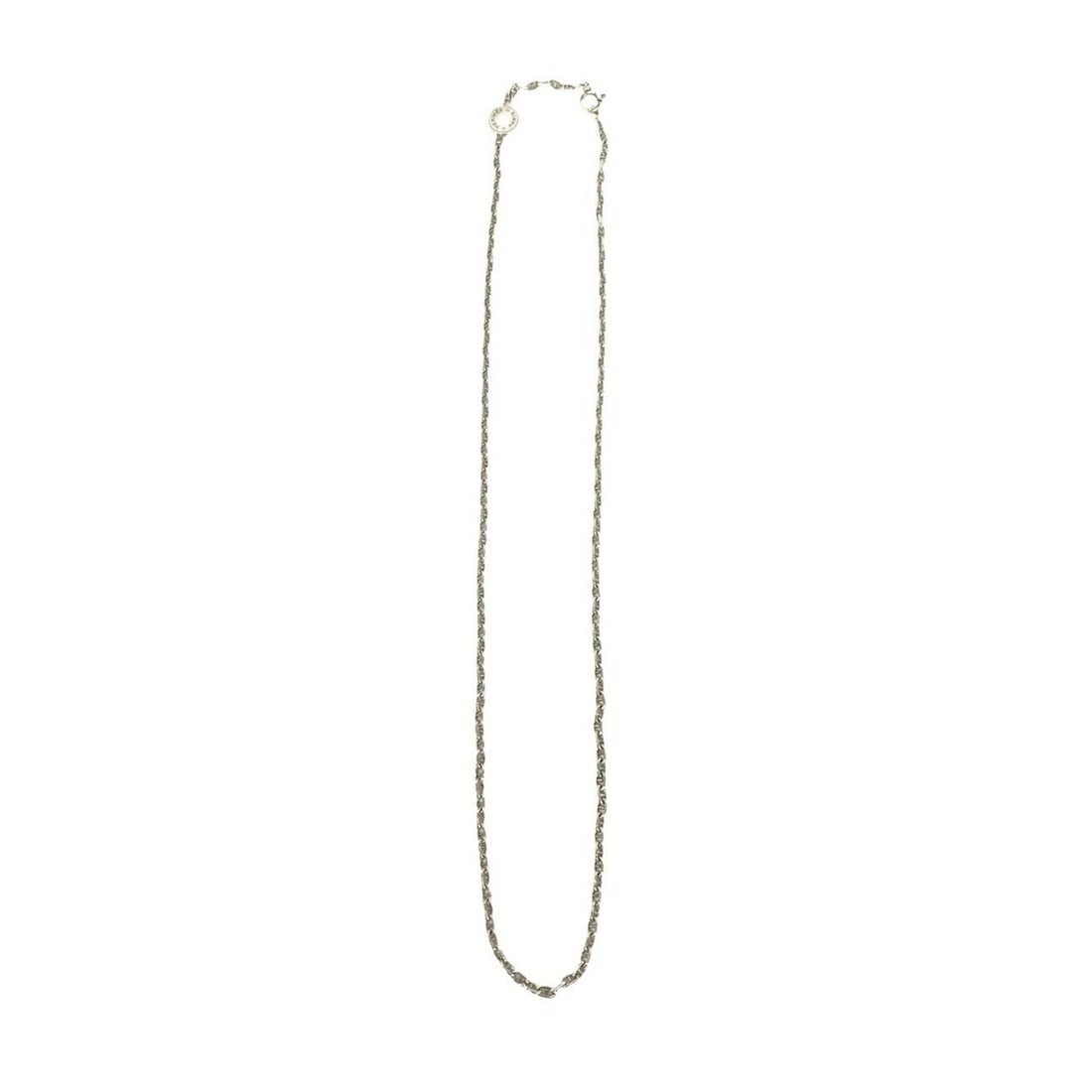 HERMES Chaine d'Ancre Sellier Necklace, Sterling Silver 925 Chain Accessory, Silver, Item No. 28692: --- Catalog ---Category: SizeNeck Circumference: 41 cm / 16.14''Category: DesignColor: SilverGender: WomenMaterial: Silver 925Necklace Type: NecklaceCategory: GeneralBrand: Hermes--- Item List ---Sect