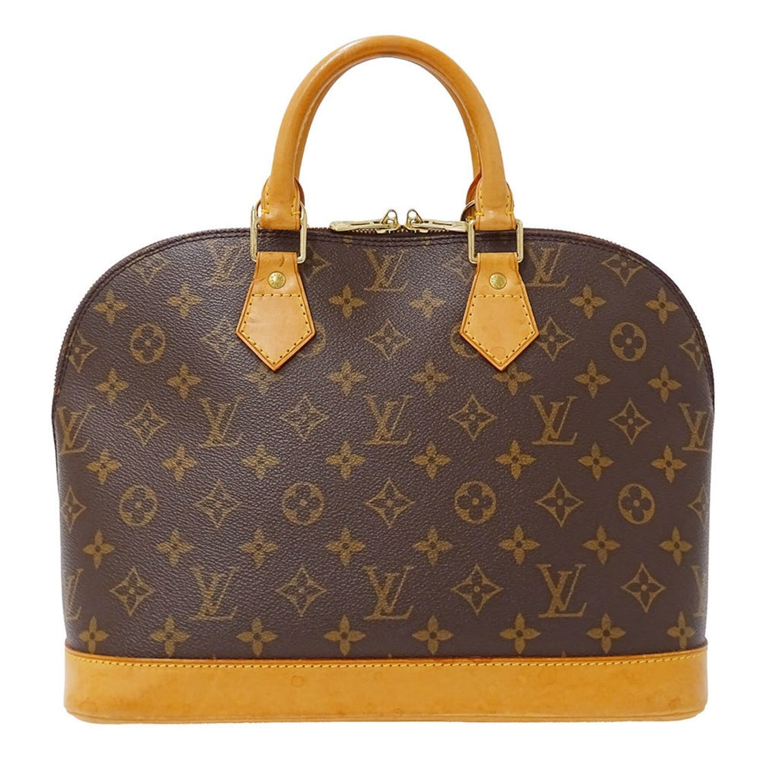 Louis Vuitton LOUIS VUITTON Women's Handbag, Brand Name Monogram Canvas Alma PM Brown M51130: --- Catalog ---Category: SizeSize (HxWxD): 24cm x 30cm x 16cm / 9.44'' x 11.81'' x 6.29''Category: DesignType: HandbagColor: BrownGender: WomenMaterial: Monogram , Canvas Category: GeneralBrand: Louis