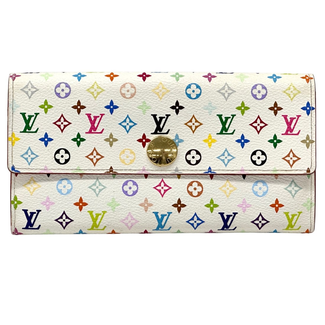 Louis Vuitton LOUIS VUITTON Wallet Monogram Multicolor Women's Men's Brand Long Portefeuille Sarah: --- Catalog ---Category: SizeSize (HxWxD): 10cm x 19cm x 2.5cm / 3.93'' x 7.48'' x 0.98''Category: DesignType: Long wallet (bi-fold)Color: Litchi, Pink, WhiteGender: Men,WomenMaterial: Monogram Multic