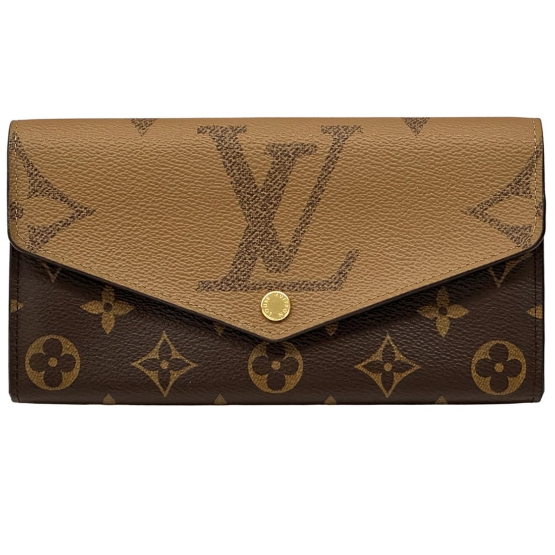 Louis Vuitton LOUIS VUITTON Monogram Giant Reverse Wallet, Women's & Men's, Brand Long Portefeuille (1 of 20)