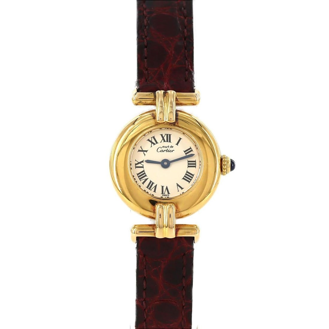 Cartier Must Colisée SM GP W1000654 Quartz Watch: --- Catalog ---Category: SizeCase Diameter: 24mm / 0.94''Category: DesignType: WristwatchGender: WomenColor (Dial): IvoryMaterial (Case): Gold platedCategory: GeneralMPN: W1000654Brand: CartierCategor