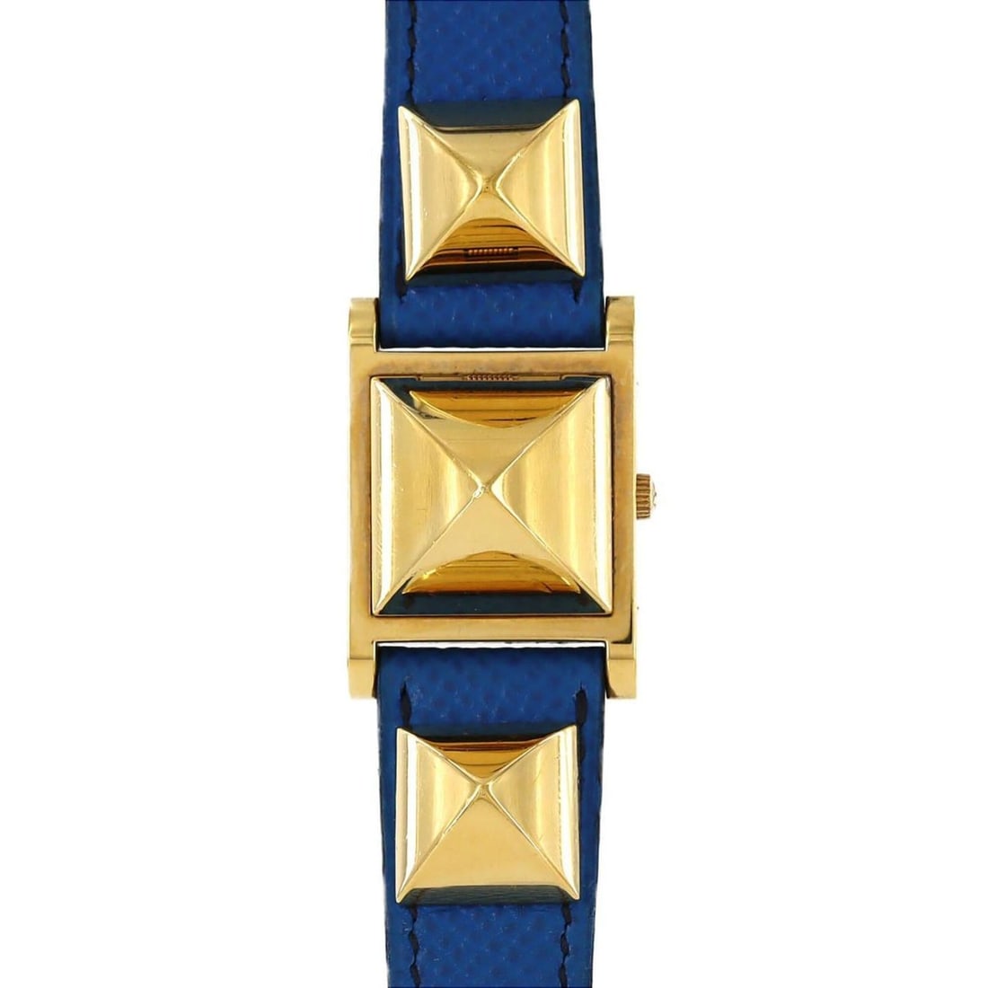 Hermes Medor GP Quartz Watch: --- Catalog ---Category: SizeCase Diameter: 23mm / 0.91''Category: DesignType: WristwatchGender: WomenColor (Dial): WhiteMaterial (Case): Gold platedCategory: GeneralBrand: HermesCategory: MovementMov