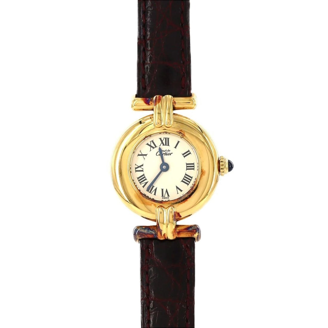 Cartier Must Colisée SM GP Quartz Watch: --- Catalog ---Category: SizeCase Diameter: 24mm / 0.94''Category: DesignType: WristwatchGender: WomenColor (Dial): IvoryMaterial (Case): Gold platedCategory: GeneralBrand: CartierCategory: MovementMo