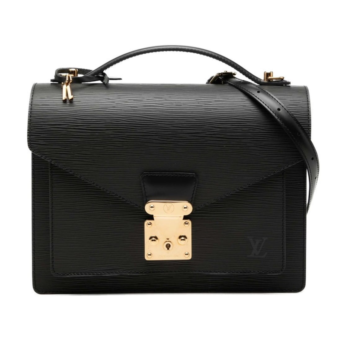 Louis Vuitton Epi Monceau Handbag Shoulder Bag 2WAY M52122 Noir Black Leather Women's LOUIS VUITTON: --- Catalog ---Category: SizeStrap Drop: 59cm / 23.22''Handle Drop: 3.00cm / 1.18''Size (HxWxD): 21cm x 27.5cm x 6cm / 8.26'' x 10.82'' x 2.36''Category: DesignType: Handbag, Shoulder bagColor: Black,