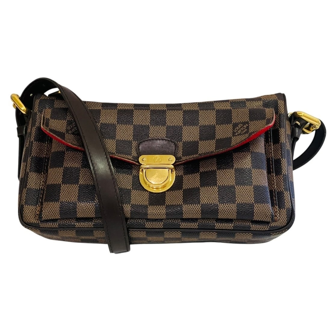 Louis Vuitton Ravello GM Shoulder Bag, Damier Line, Toile Leather, N60006: --- Catalog ---Category: SizeSize (HxWxD): 16cm x 26.5cm x 8.5cm / 6.29'' x 10.43'' x 3.34''Category: DesignType: Shoulder bagColor: BrownGender: WomenCategory: GeneralMPN: N60006Brand: Louis Vuitton-