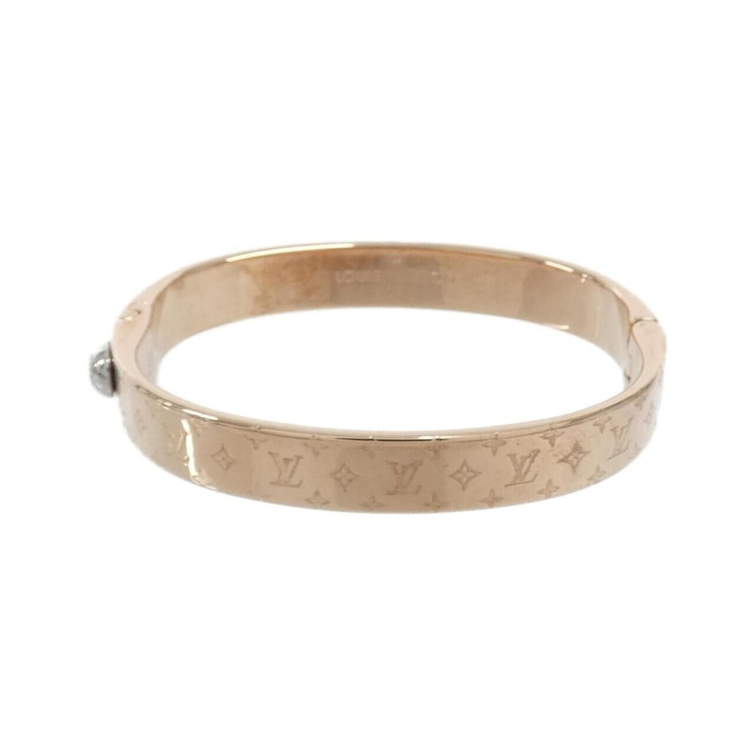 Louis Vuitton Cuff Nanogram S M00253 Bracelet: --- Catalog ---Category: SizeWidth: 1cm / 0.39''Length: 16cm / 6.29''Category: DesignType: Cuff braceletColor: Pink gold, SilverGender: Men,WomenCategory: GeneralBrand: Louis VuittonModel: M00253---