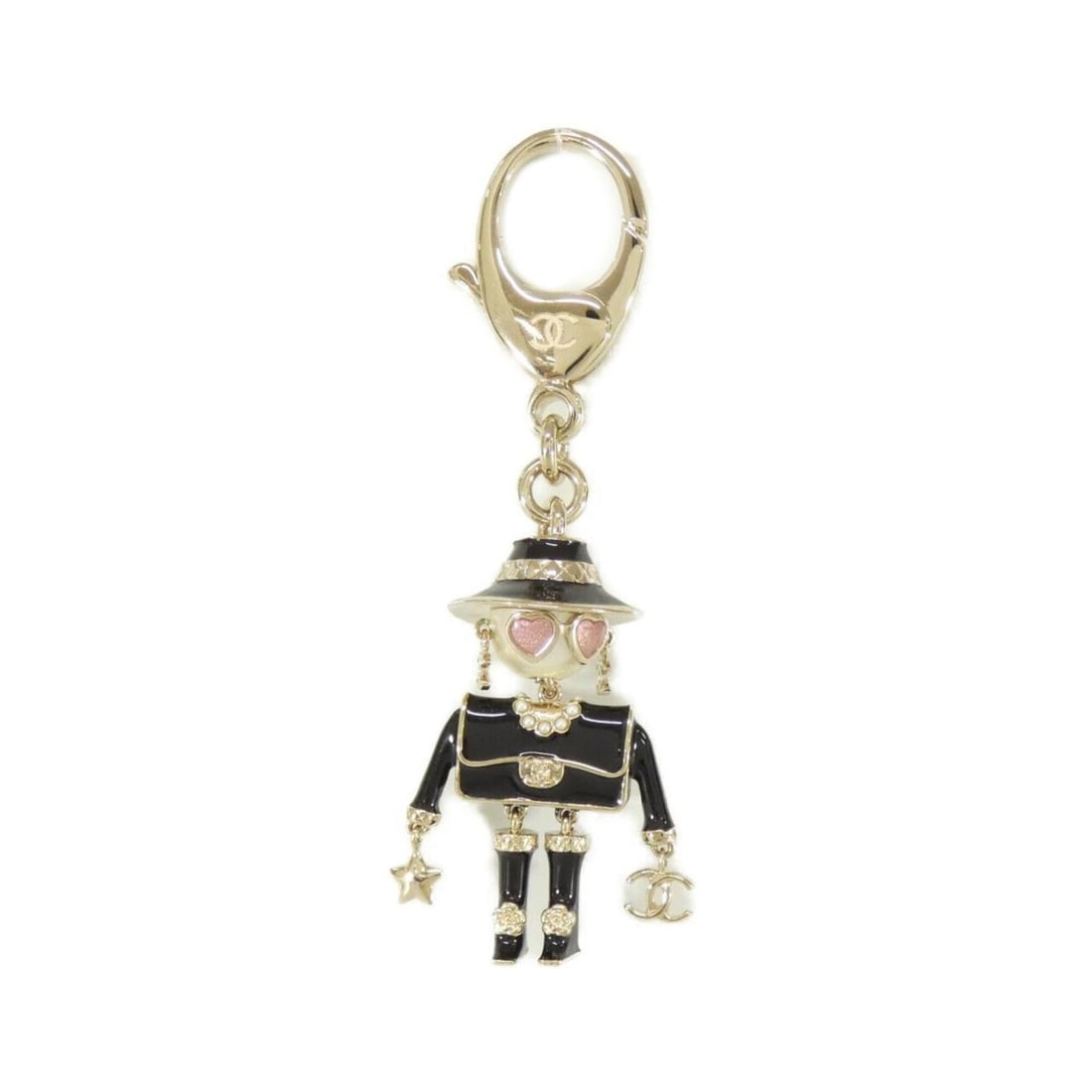 Chanel ABG014 Keychain: --- Catalog ---Category: DesignType: KeyringColor: Black, Pink, WhiteGender: Women,MenMaterial: Artificial pearlCategory: GeneralBrand: ChanelModel: ABG014--- Item List ---Section: ConditionRanking: