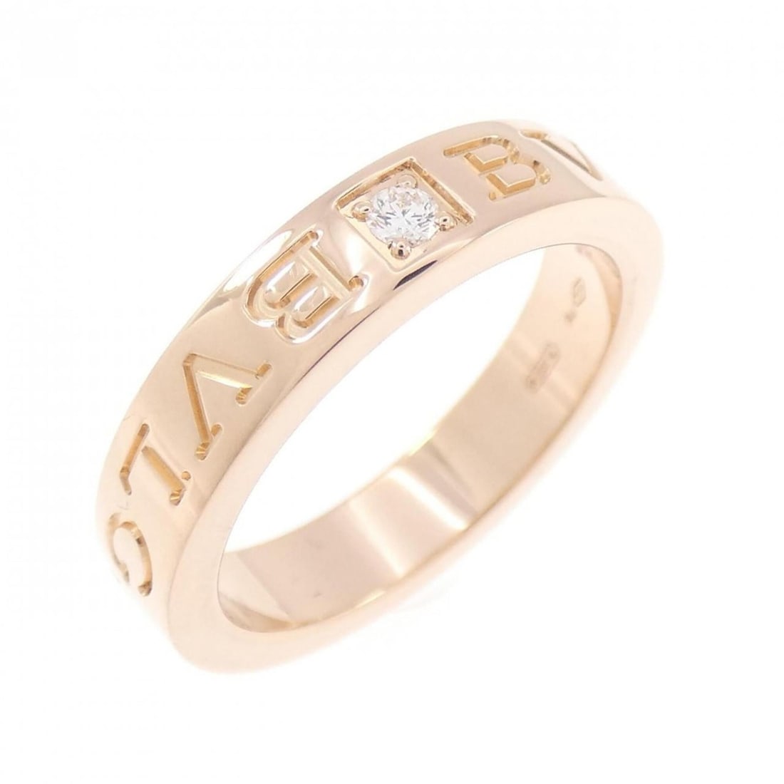 Bvlgari Bulgari B.zero1 Ring: --- Catalog ---Category: SizeWidth: 4mm / 0.16''Weight: 6.7g / 0.23oz.Category: DesignType: Band ringStone: DiamondGender: WomenMaterial: Pink gold (18K)Category: GeneralLine: B.zero1Brand: Bvlgari---