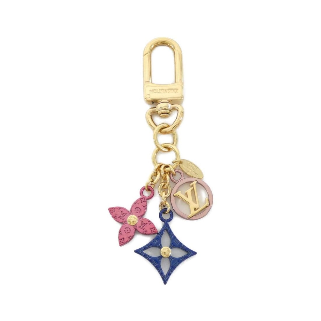Louis Vuitton Porte Clés Nanogram M00560 Keyring: --- Catalog ---Category: DesignType: KeyringColor: Gold, RoseGender: Women,MenCategory: GeneralMPN: M00560Brand: Louis Vuitton--- Item List ---Section: ConditionRanking: Rank A Used - A few traces of 