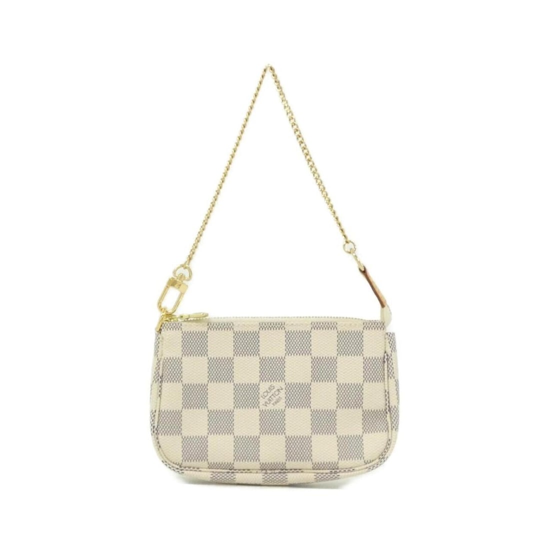 Louis Vuitton Damier Azur Mini Pochette Accessoires N58010 Accessory Pouch: --- Catalog ---Category: SizeSize (HxWxD): 10cm x 15cm x 3cm / 3.93'' x 5.9'' x 1.18''Category: DesignType: Pochette, PouchColor: Azur, WhiteGender: WomenMaterial: Coated canvas Category: GeneralMPN:
