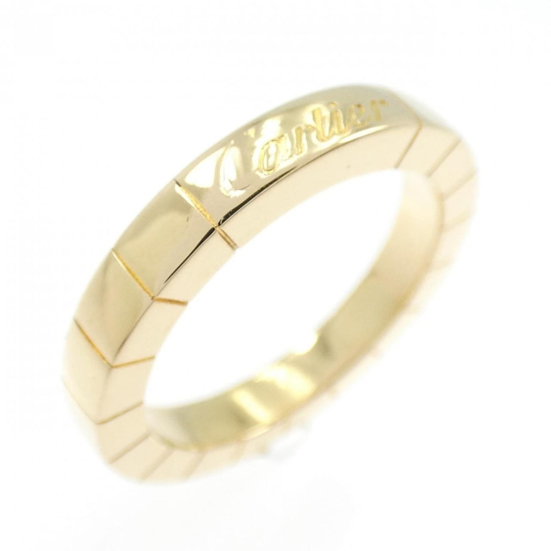 Cartier Lanieres Ring: --- Catalog ---Category: SizeUS Size: 4Brand Size: 47Category: DesignType: Band ringGender: WomenMaterial: Yellow gold (18K)Category: GeneralBrand: Cartier--- Item List ---Section: ConditionRanking: