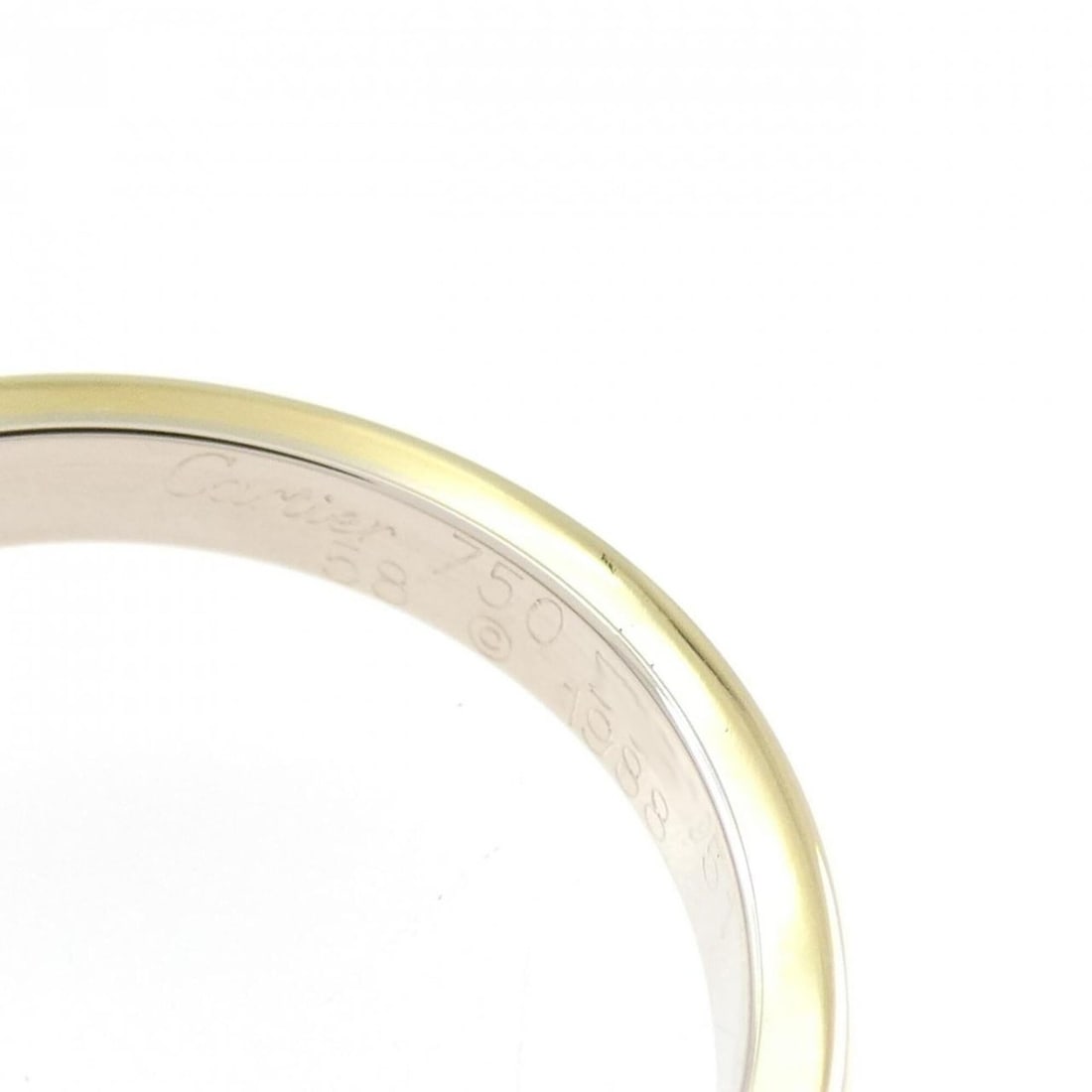 Cartier Three Gold Wedding Ring - 3
