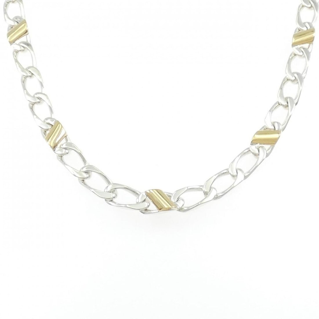 Tiffany Figaro Necklace: --- Catalog ---Category: SizeNeck Circumference: 41 cm / 16.14''Category: DesignGender: WomenMaterial: Silver 925, Yellow gold (18K)Necklace Type: NecklaceCategory: GeneralBrand: Tiffany--- Item List