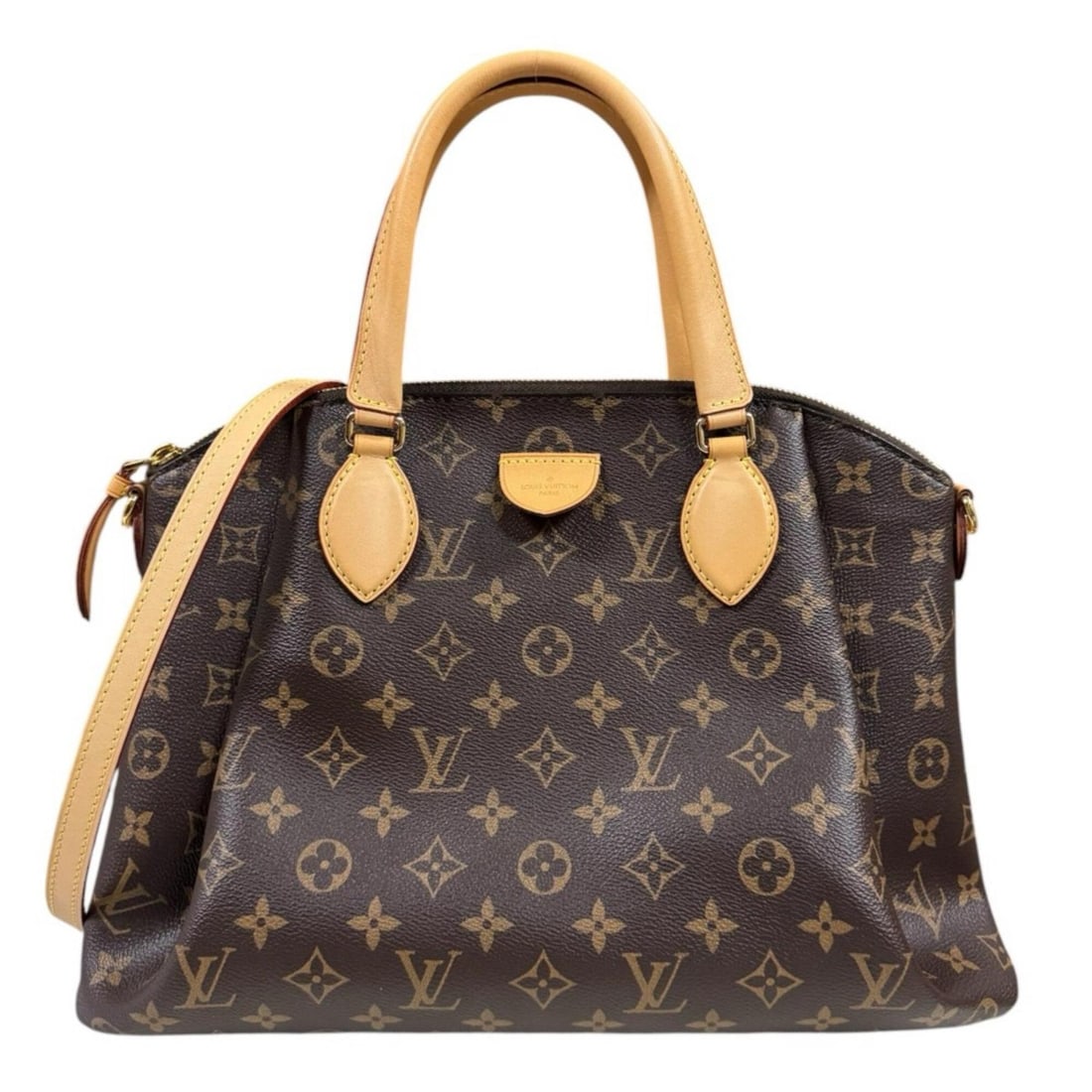 Louis Vuitton Rivoli MM Monogram Shoulder Bag, Canvas M44546 Brown, Women's LOUIS VUITTON: --- Catalog ---Category: SizeSize (HxWxD): 24cm x 36cm x 16cm / 9.44'' x 14.17'' x 6.29''Category: DesignType: Shoulder bagColor: BrownGender: WomenMaterial: Monogram , Canvas Category: GeneralLine: M