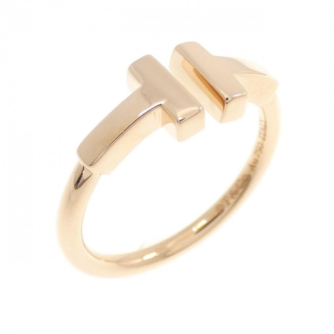 Tiffany T Wire Ring: --- Catalog ---Category: SizeJP Size: 7US Size: 4Category: DesignType: Band ringColor: Pink goldGender: WomenMaterial: Pink gold (18K)Category: GeneralBrand: Tiffany--- Item List ---Section: