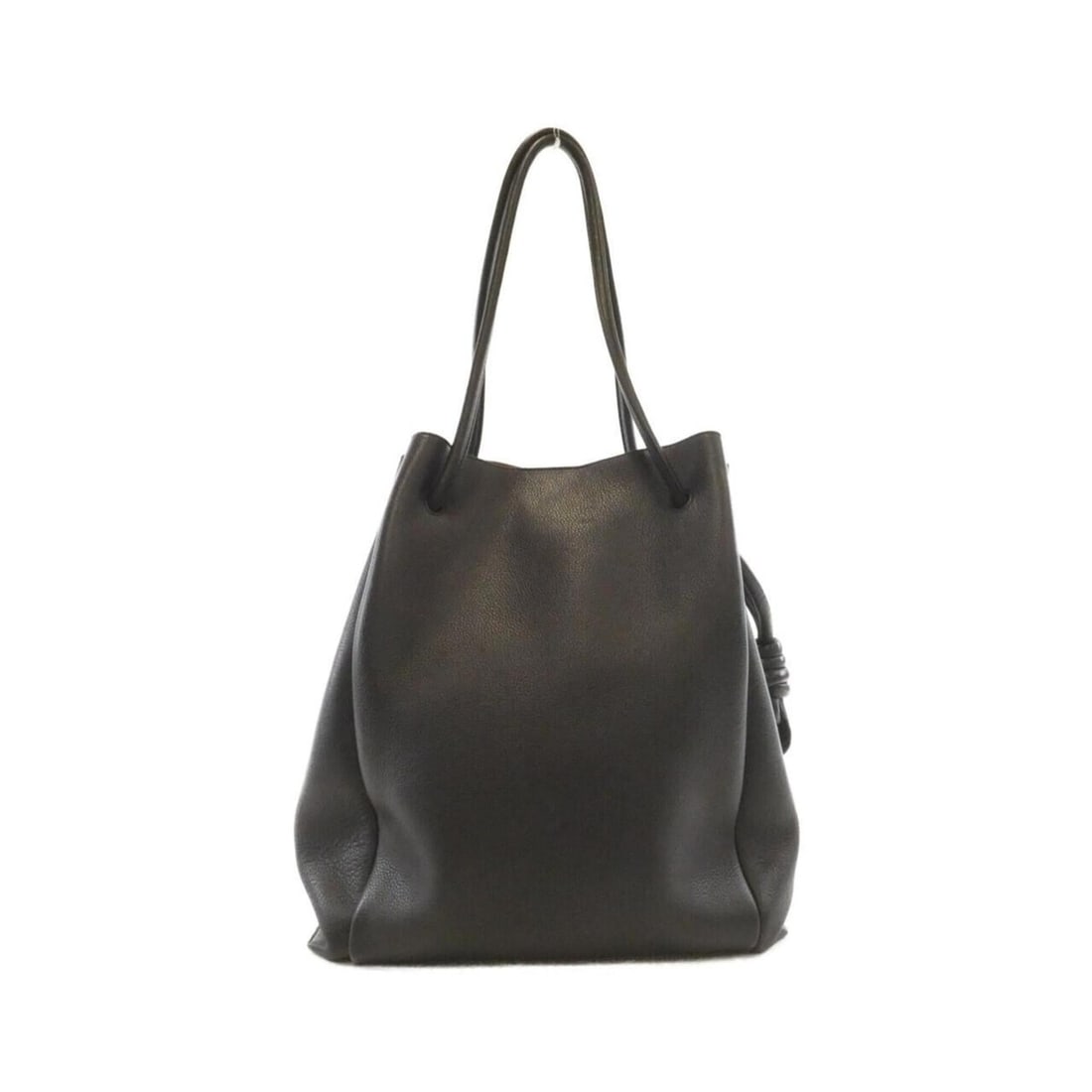 Loewe Flamenco Knot Tote 321 12 T30 Handbag: --- Catalog ---Category: SizeSize (HxWxD): 33cm x 30cm x 11cm / 12.99'' x 11.81'' x 4.33''Category: DesignType: HandbagColor: BlackGender: WomenMaterial: Leather Leather/Fur Type: CalfskinCategory: