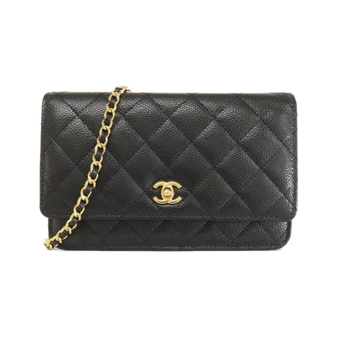 Chanel AP4241 Wallet Chain: --- Catalog ---Category: SizeSize (HxWxD): 12cm x 19cm x 4cm / 4.72'' x 7.48'' x 1.57''Category: DesignType: Chain/Shoulder walletColor: BlackGender: WomenMaterial: Grained Calfskin Category: