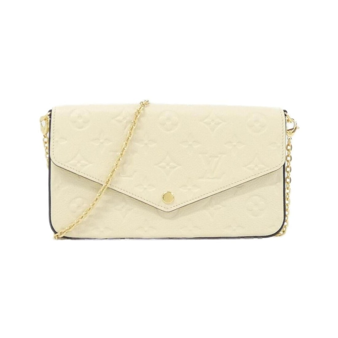 Louis Vuitton Monogram Empreinte Pochette Felicie M82363 Shoulder Bag: --- Catalog ---Category: SizeSize (HxWxD): 12cm x 21cm x 3cm / 4.72'' x 8.26'' x 1.18''Category: DesignType: Pochette, Pouch, Shoulder bagColor: BlancGender: WomenMaterial: Leather Hardware Color: