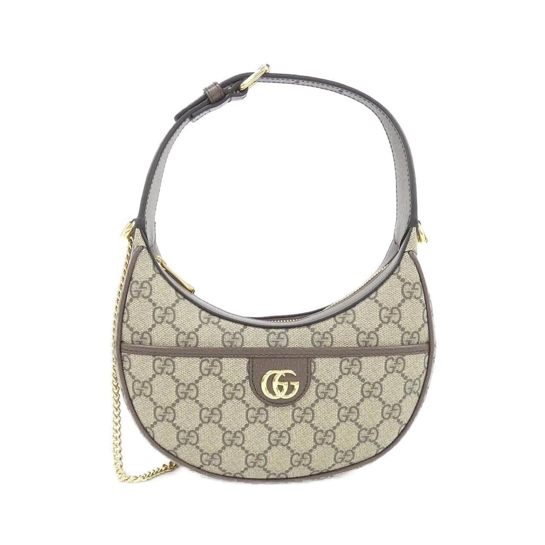 Gucci OPHIDIA 772308 K9GSG Shoulder Bag: --- Catalog ---Category: SizeSize (HxWxD): 14cm x 20cm x 4cm / 5.51'' x 7.87'' x 1.57''Category: DesignType: Shoulder bagColor: Beige, BrownGender: WomenMaterial: GG Supreme Hardware Color: