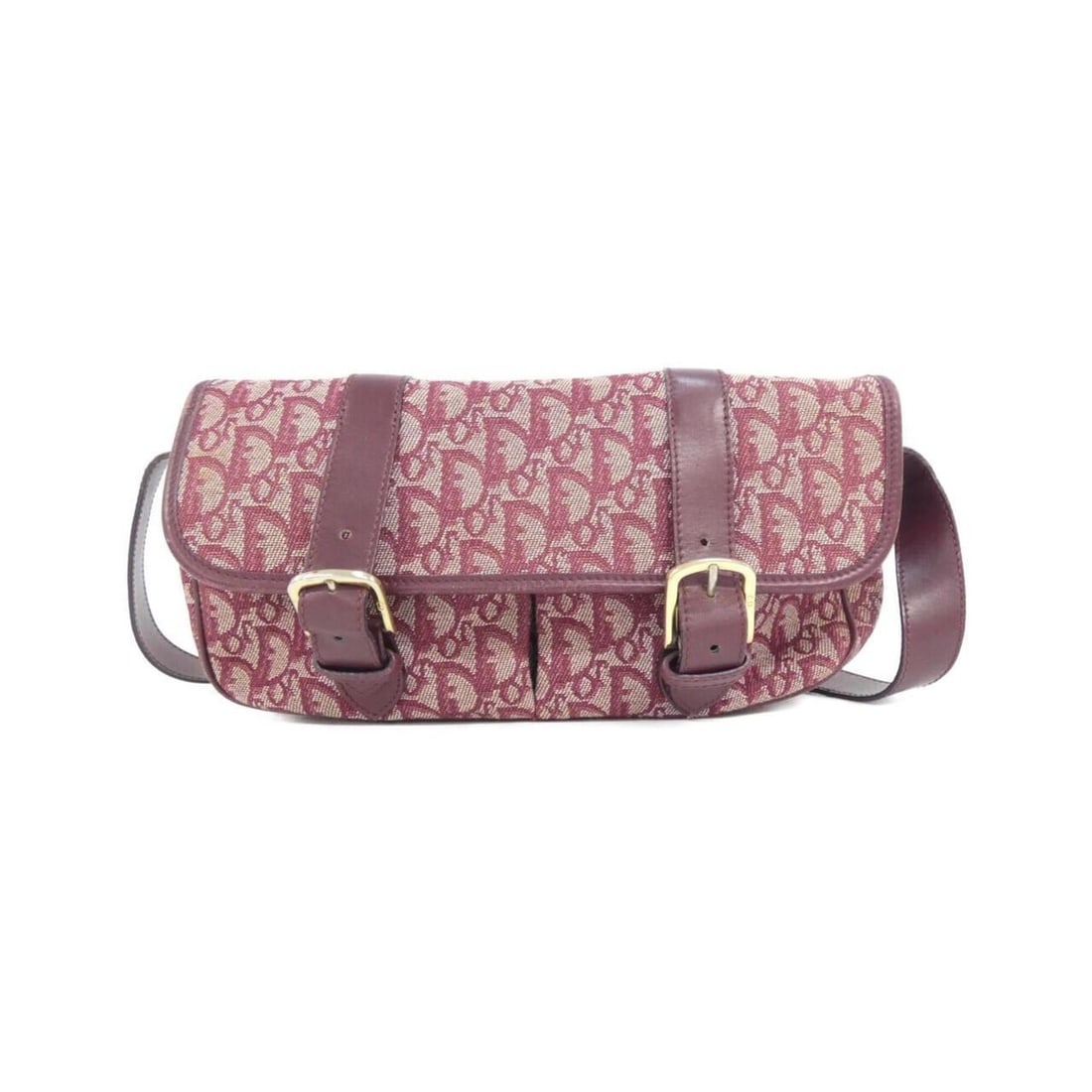 Christian Dior SLO44036 Shoulder Bag: --- Catalog ---Category: SizeSize (HxWxD): 15cm x 30cm x 8cm / 5.9'' x 11.81'' x 3.14''Category: DesignType: Shoulder bagColor: BordeauxGender: WomenMaterial: Canvas Hardware Color: GoldCategory: