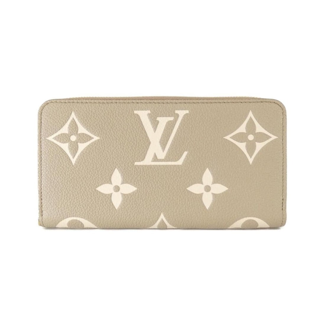 Louis Vuitton Bicolor Monogram Empreinte Zippy Wallet M69794: --- Catalog ---Category: SizeSize (HxWxD): 11cm x 20cm x 3cm / 4.33'' x 7.87'' x 1.18''Category: DesignType: Long wallet (bi-fold)Color: Cream, TourterelleGender: Men,WomenMaterial: Leather