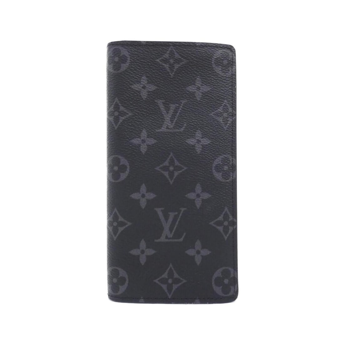 Louis Vuitton Monogram Eclipse Portefeuille Brazza M61697 Wallet: --- Catalog ---Category: SizeSize (HxWxD): 19cm x 10cm x 2cm / 7.48'' x 3.93'' x 0.78''Category: DesignType: Long wallet (bi-fold)Color: BlackGender: MenMaterial: Coated canvas Category: GeneralMPN: M