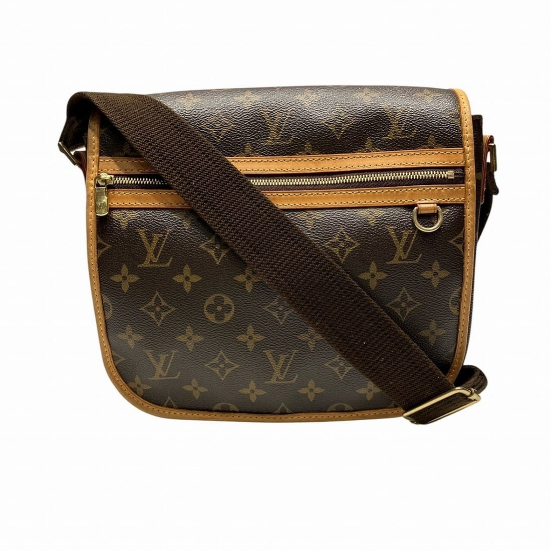 Louis Vuitton Bosphore PM Shoulder Bag, Toile Leather, M40106: --- Catalog ---Category: SizeSize (HxWxD): 20cm x 25cm x 8cm / 7.87'' x 9.84'' x 3.14''Category: DesignType: Shoulder bagColor: BrownGender: WomenMaterial: Leather Category: GeneralMPN: M40106Brand: L