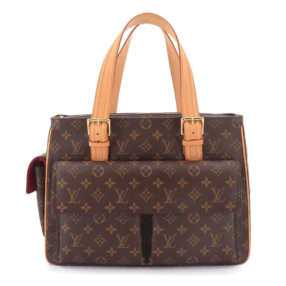 Louis Vuitton Monogram Multipli Cite Tote Handbag, Brown, M51162, Gold Hardware: --- Catalog ---Category: SizeSize (HxWxD): 26.5cm x 37cm x 11.5cm / 10.43'' x 14.56'' x 4.52''Category: DesignType: Handbag, Tote bagColor: Brown, MonogramGender: WomenMaterial: Monogram Category: Gen