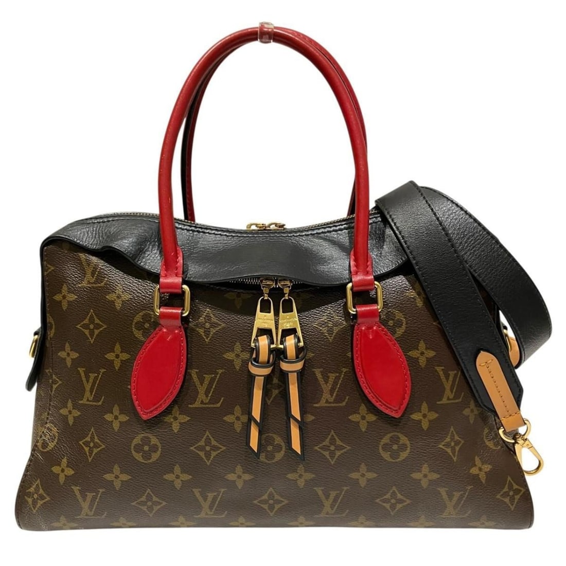 Louis Vuitton Tuileries Tote Handbag, Monogram Canvas, M41454: --- Catalog ---Category: SizeSize (HxWxD): 22cm x 34cm x 13cm / 8.66'' x 13.38'' x 5.11''Strap Length: 86cm - 86cm / 33.85'' - 33.85''Handle Length: 42cm / 16.53''Category: DesignType: HandbagColor: B