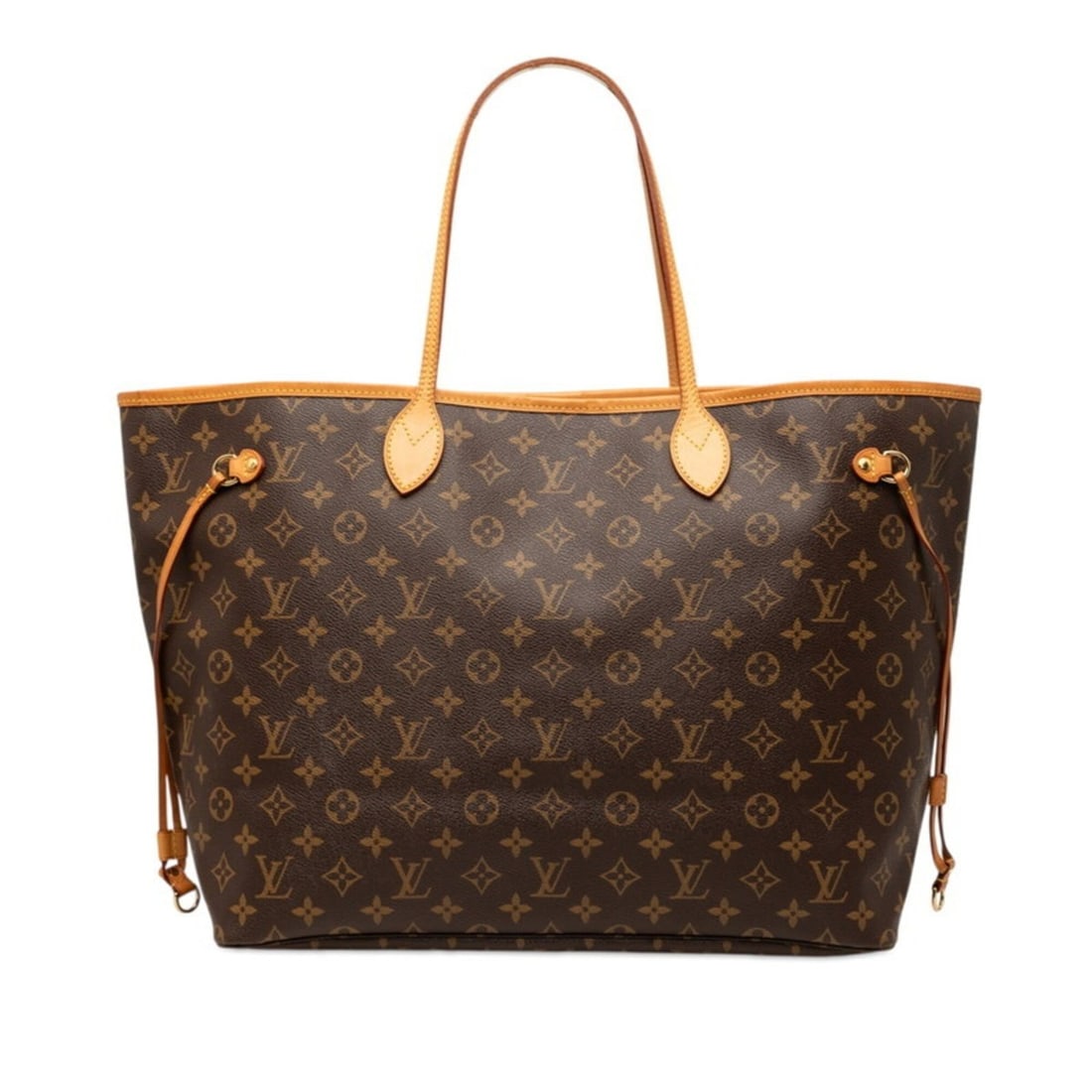 Louis Vuitton Monogram Neverfull GM Tote Bag Shoulder M41180 Brown Rouge Pivoine Leather Women's (1 of 10)