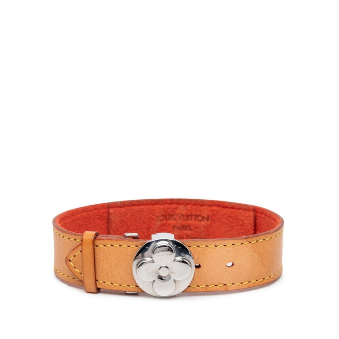Louis Vuitton Bracelet Monogram Good Luck M64448 Brown Gold Leather Metal Women's LOUIS VUITTON: --- Catalog ---Category: SizeLength: 16.5cm / 6.49''Category: DesignType: Charm braceletColor: Brown, GoldGender: WomenMaterial: Leather, MetalCategory: GeneralMPN: M64448Brand: Louis Vuitton--- Item 