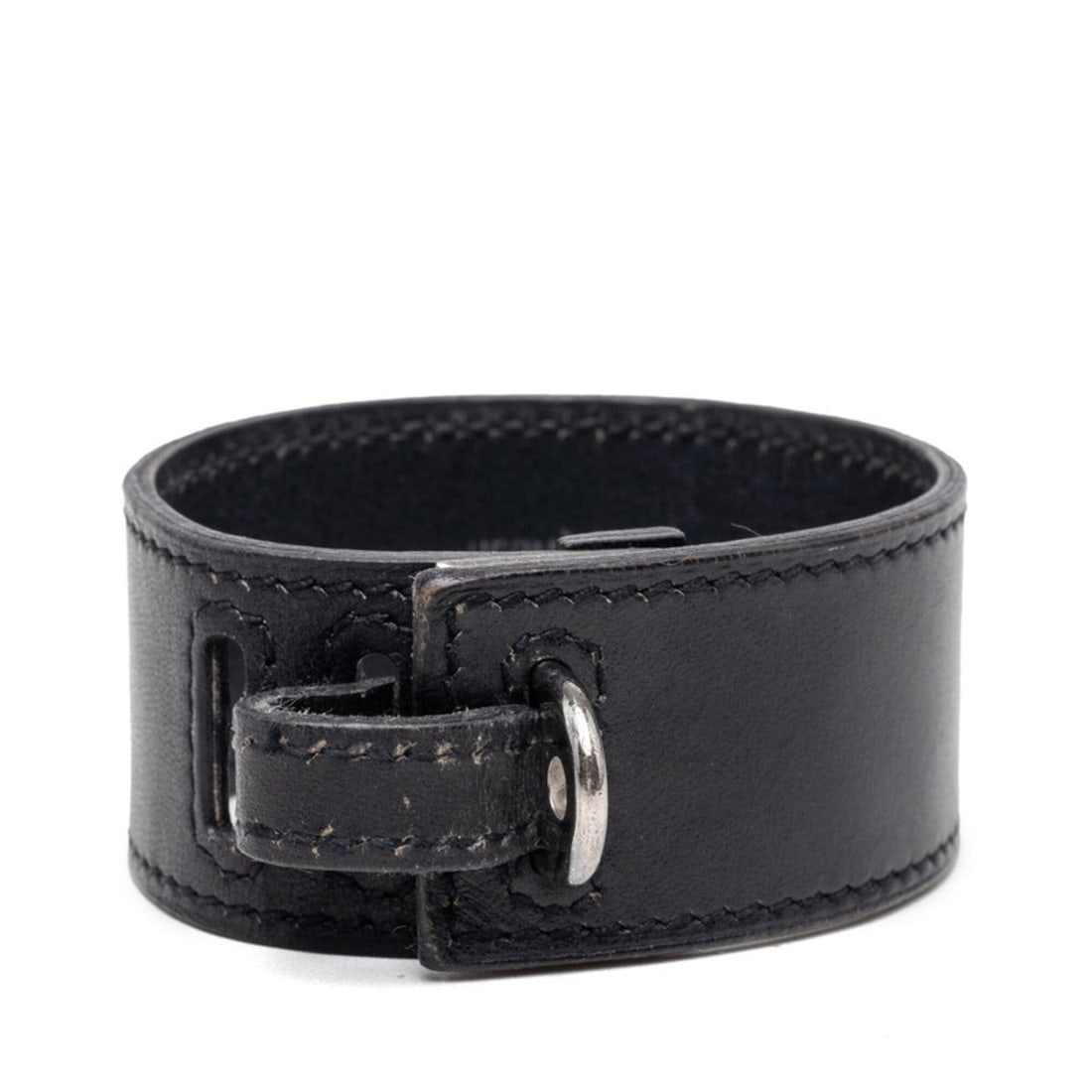 Hermes Artemis Bracelet, Black Leather, Women's: --- Catalog ---Category: SizeLength: 16cm / 6.29''Category: DesignType: Charm braceletColor: BlackGender: WomenMaterial: LeatherCategory: GeneralBrand: Hermes--- Item List ---Section: ConditionRanking