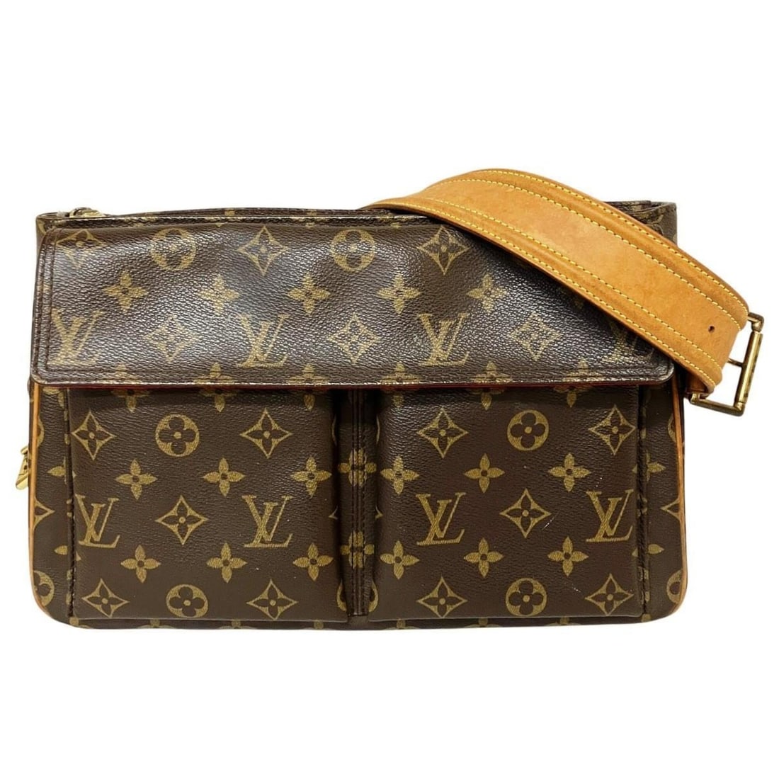 Louis Vuitton LOUIS VUITTON Vivacite GM Shoulder Bag Monogram Toile M51163: --- Catalog ---Category: SizeStrap Drop: 24cm / 9.44''Size (HxWxD): 20cm x 32cm x 10cm / 7.87'' x 12.59'' x 3.93''Strap Length: 60cm - 70cm / 23.62'' - 27.55''Category: DesignType: Shoulder bagColor: