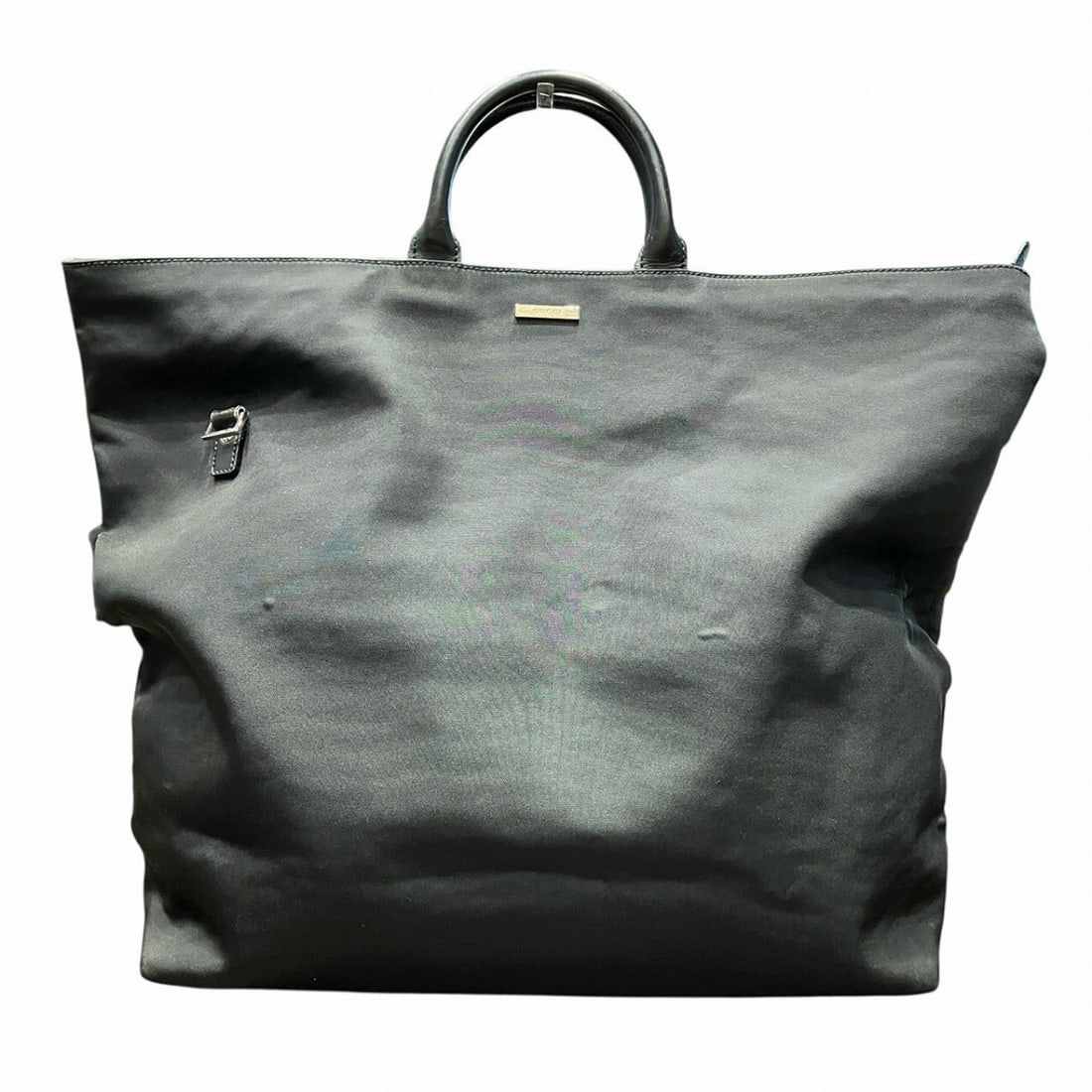 Gucci tote bag, canvas and leather, 019.0282.08: --- Catalog ---Category: SizeSize (HxWxD): 46cm x 64cm x 17.5cm / 18.11'' x 25.19'' x 6.88''Category: DesignType: Tote bagColor: BlackGender: Women,MenMaterial: Canvas , Leather Category: GeneralMPN: 