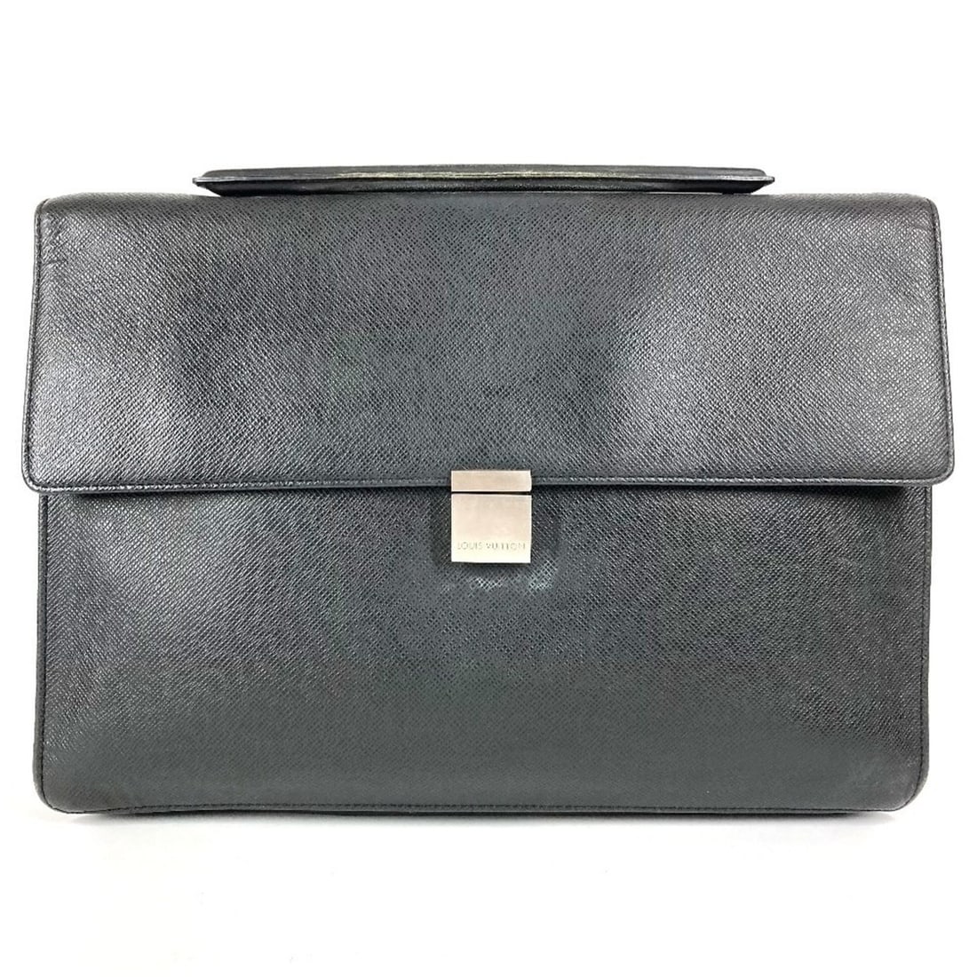 LOUIS VUITTON M30772 Taiga Angara Briefcase Handbag Document Bag Business Leather Men's Ardoise (1 of 18)