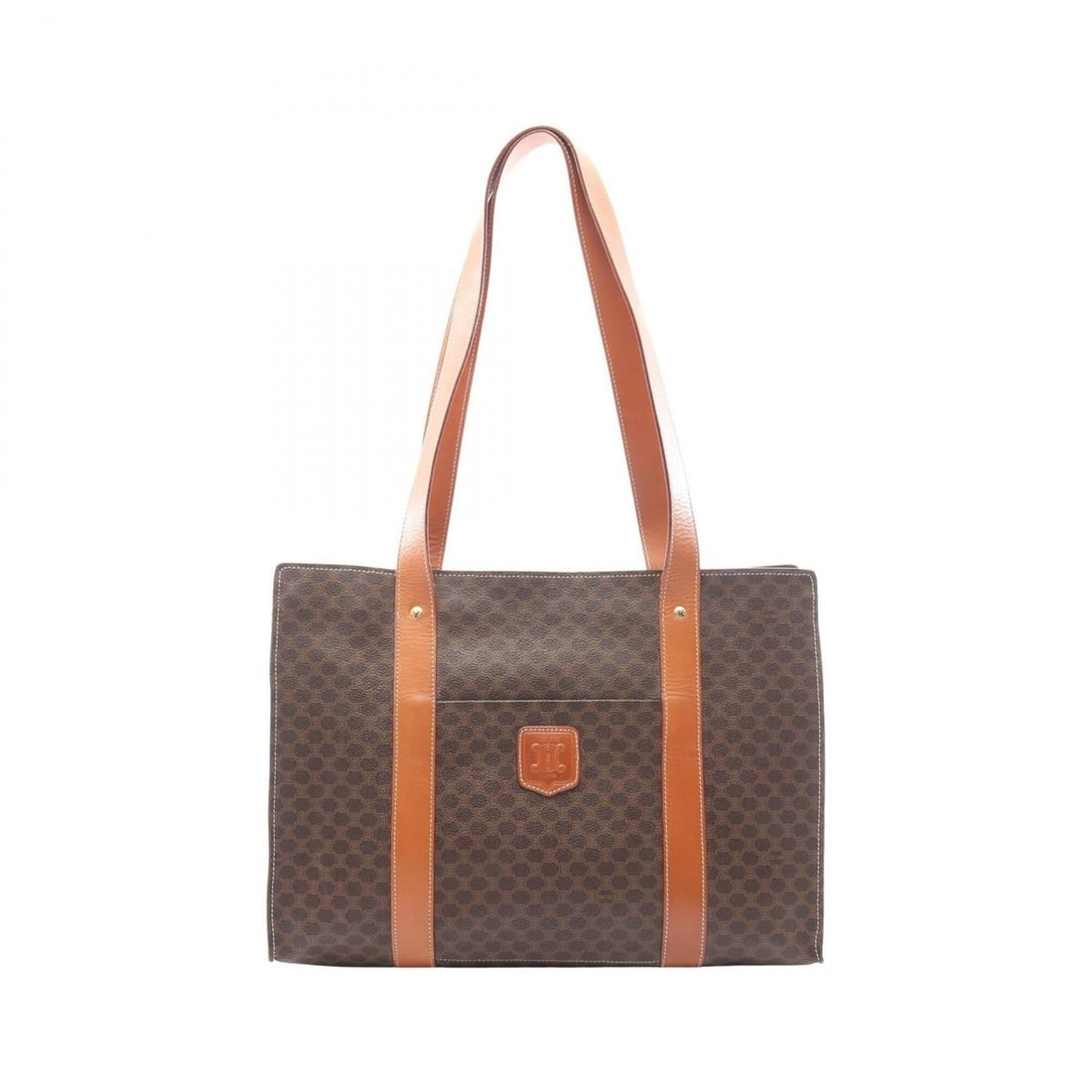 Celine Macadam Tote Bag Handbag, Coated Canvas Leather, Women's, Brown: --- Catalog ---Category: SizeSize (HxWxD): 30cm x 39cm x 13cm / 11.81'' x 15.35'' x 5.11''Category: DesignType: Handbag, Tote bagColor: BrownGender: WomenMaterial: Coated canvas , PVC , Leather Catego