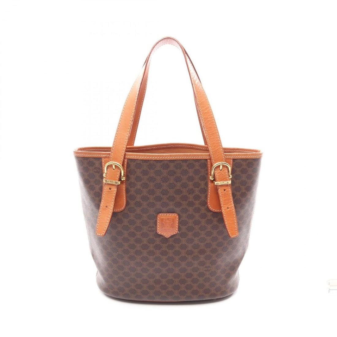 Celine Macadam Tote Bag Handbag, Coated Canvas Leather, Women's, Brown: --- Catalog ---Category: SizeSize (HxWxD): 24cm x 24cm x 12.5cm / 9.44'' x 9.44'' x 4.92''Category: DesignType: Handbag, Tote bagColor: BrownGender: WomenMaterial: Coated canvas , PVC , Leather Catego