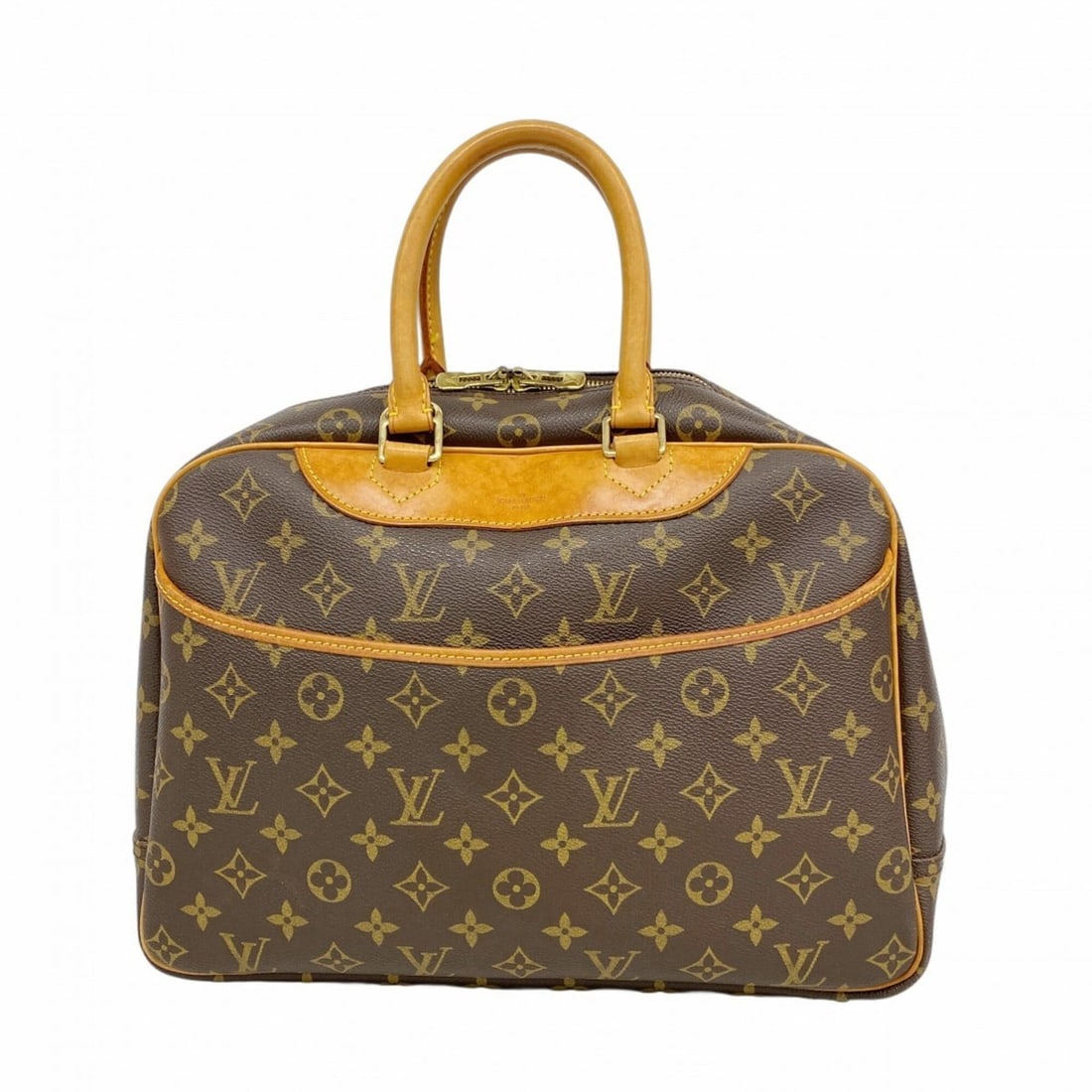 Louis Vuitton Monogram Deauville Handbag M47270 Brown Women's P3040611: --- Catalog ---Category: SizeSize (HxWxD): 26cm x 34cm x 13cm / 10.23'' x 13.38'' x 5.11''Category: DesignType: HandbagColor: BrownGender: WomenCategory: GeneralMPN: M47270Brand: Louis Vuitton--- Item