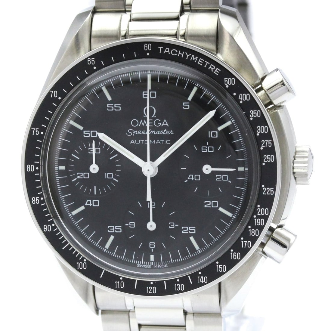 OMEGA Speedmaster Automatic Steel Mens Watch 3510.50 Polished: --- Catalog ---Category: SizeCase Diameter: 39mm / 1.54''Category: DesignType: WristwatchStyle: SportGender: MenColor (Dial): BlackMaterial (Band): Stainless steelMaterial (Case): Stainless steelCateg