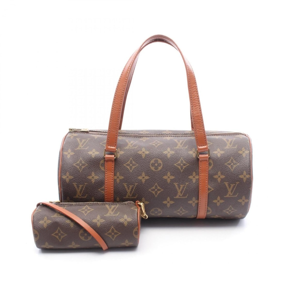 Louis Vuitton Papillon 30 Monogram (older model) handbag, coated canvas and leather, women's, brown,: --- Catalog ---Category: SizeSize (HxWxD): 15cm x 30cm x 15cm / 5.9'' x 11.81'' x 5.9''Category: DesignType: HandbagColor: BrownGender: WomenMaterial: PVC , Coated canvas , Leather Category: GeneralBr