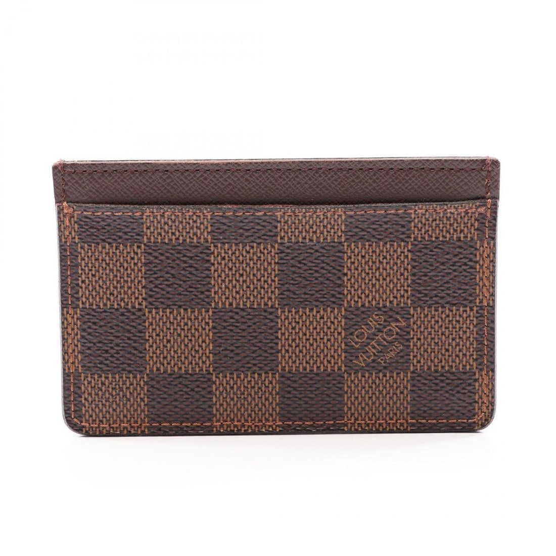 Louis Vuitton Portecarte Simple Damier Ebene Business Card Holder/Card Case Leather Accessory for (1 of 10)