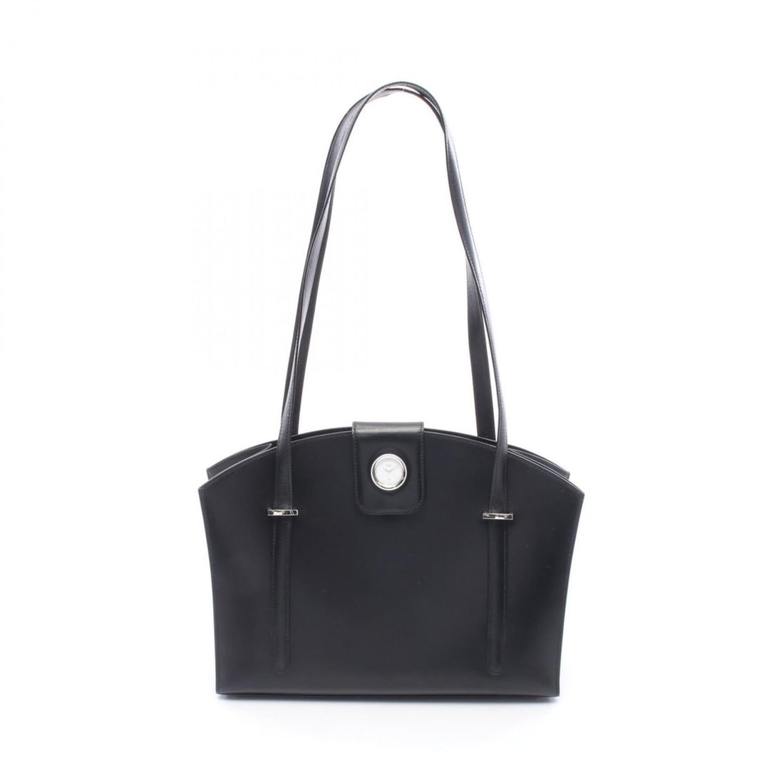 Hermes HERMES Lin Tote Bag Handbag Calfskin (Cowhide) Box Calf Women's Black (1 of 13)