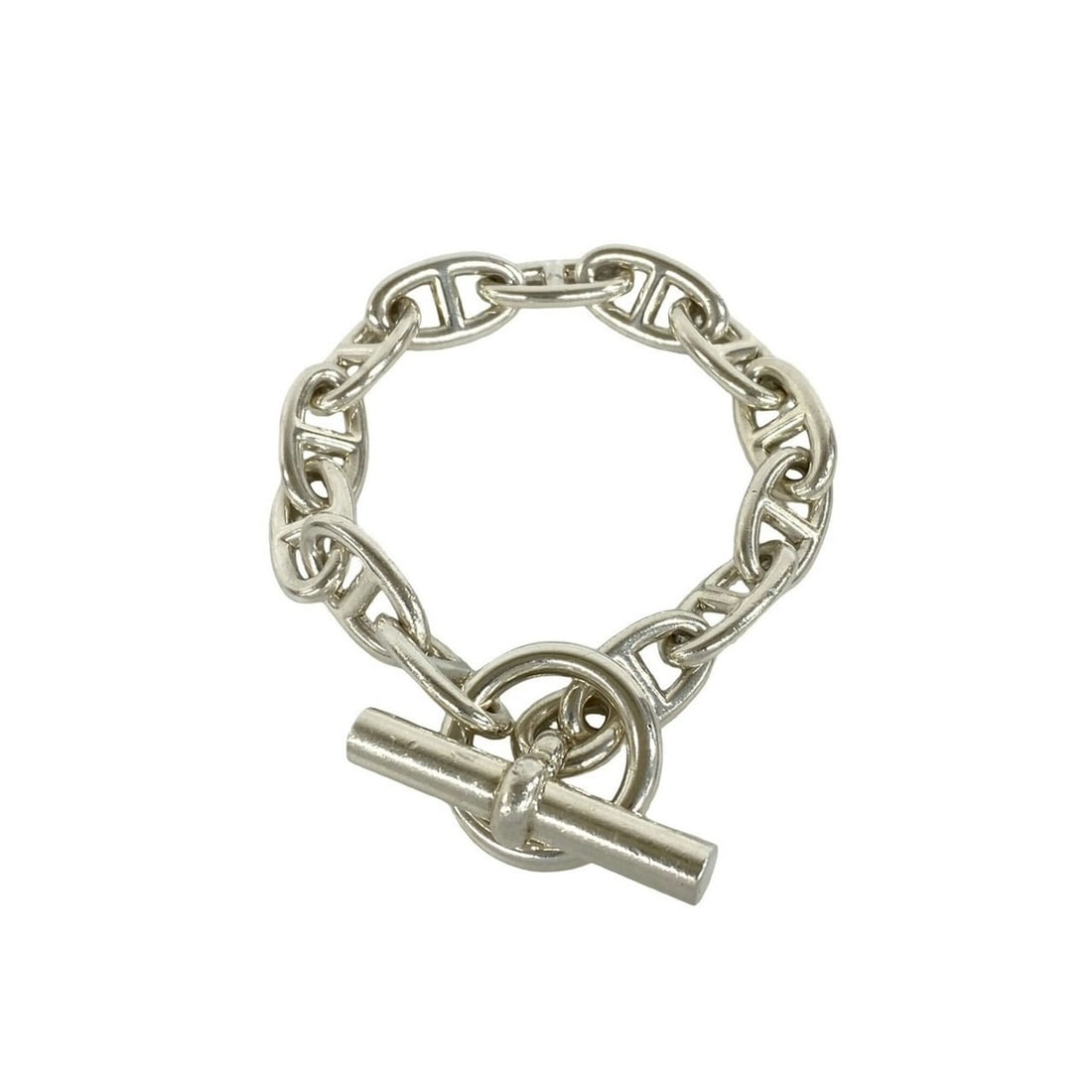 HERMES Chaine d'Ancre GM 13-link bracelet, sterling silver 925 chain, accessory, silver, 36329: --- Catalog ---Category: SizeLength: 22cm / 8.66''Category: DesignType: Charm braceletColor: SilverGender: WomenMaterial: Silver 925Category: GeneralBrand: Hermes--- Item List ---Section: ConditionRan