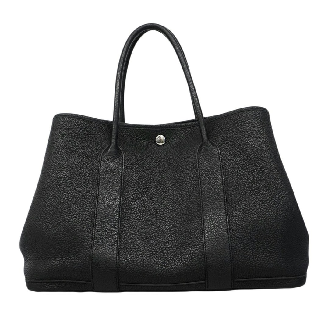 Hermes Garden PM Tote Bag, Negonda Black, D Stamp, Women's, OP007596: --- Catalog ---Category: SizeSize (HxWxD): 26cm x 36cm x 18cm / 10.23'' x 14.17'' x 7.08''Category: DesignType: Tote bagColor: BlackGender: WomenMaterial: Negonda leather Hardware Color: SilverCategor