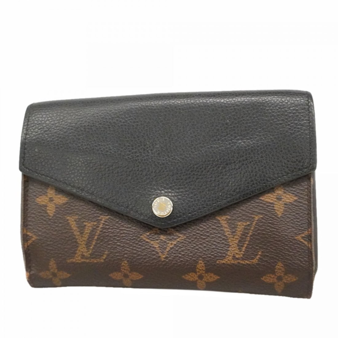Louis Vuitton Monogram Portefeuille Pallas Compact Wallet, Brown Noir, Women's: --- Catalog ---Category: SizeSize (HxWxD): 11cm x 15.5cm x 2.5cm / 4.33'' x 6.1'' x 0.98''Category: DesignType: Wallet (bi-fold)Color: Brown, NoirGender: WomenCategory: GeneralBrand: Louis Vuitton---