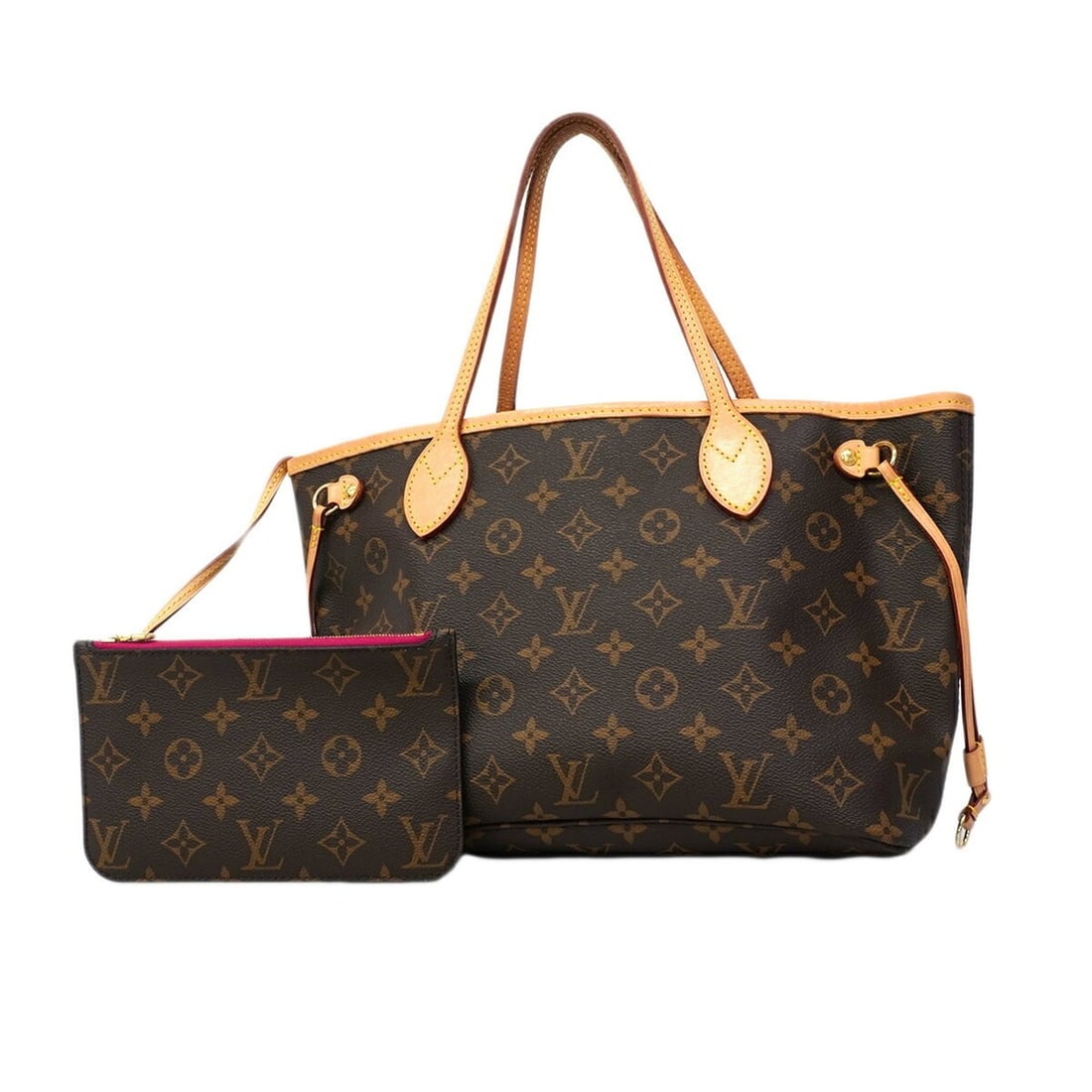 Louis Vuitton Monogram Neverfull PM Tote Bag M41001 Fuchsia (Women's) (1 of 13)