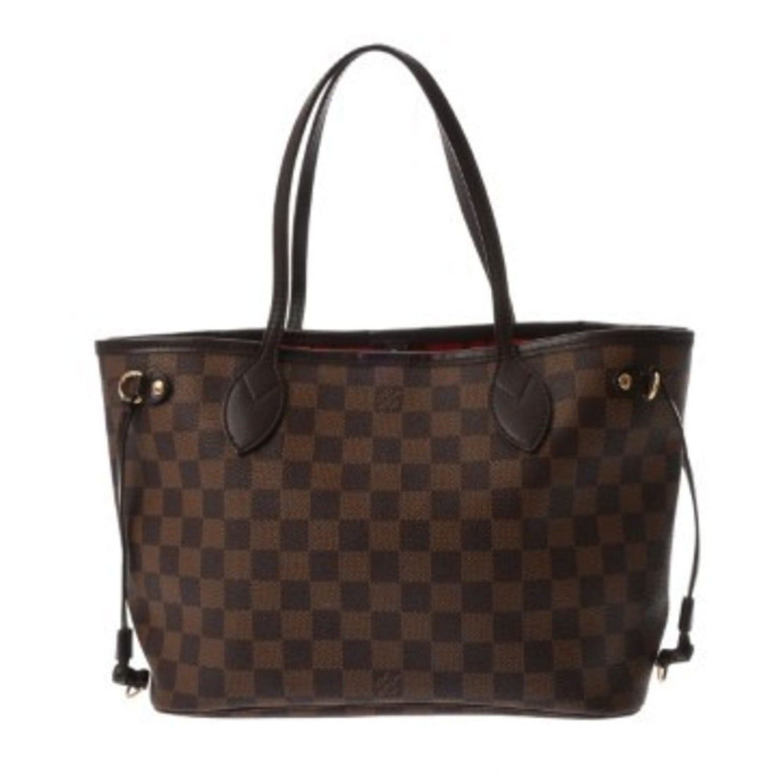 LOUIS VUITTON Louis Vuitton Damier Neverfull PM Brown N51109 Women's Canvas Handbag B Rank Used (1 of 11)