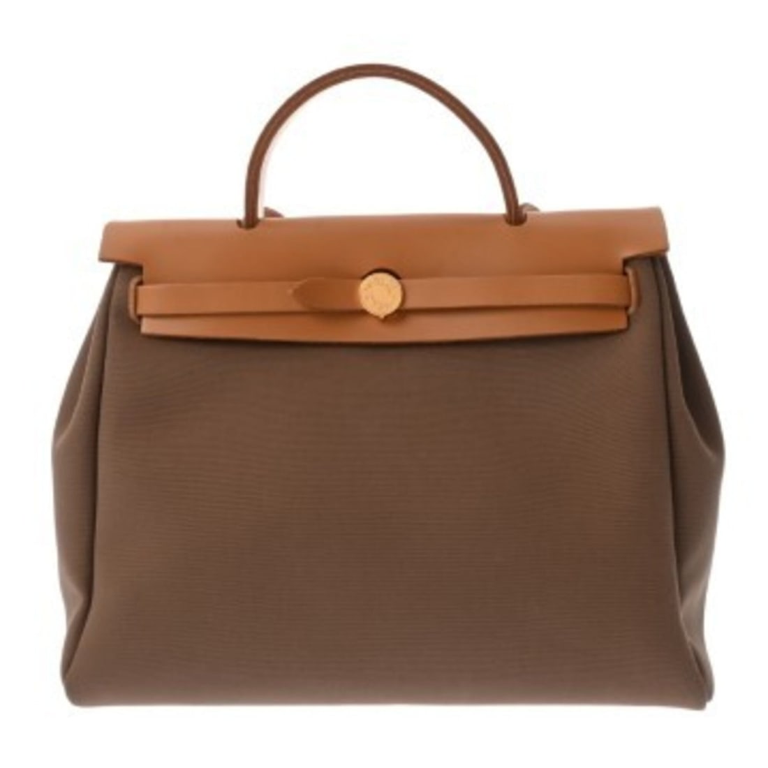 HERMES Herbag Zip PM Etoupe Natural B stamp (circa 2023) Women's Toile Officier Vache Hunter Handbag: --- Catalog ---Category: SizeSize (HxWxD): 25cm x 31cm x 10.5cm / 9.84'' x 12.2'' x 4.13''Category: DesignType: HandbagColor: Etoupe gray, NaturalGender: WomenMaterial: Toile officier Hardware Color: 